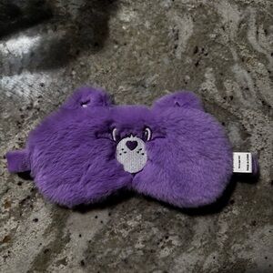 Purple Care Bear Sleep Mask